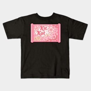 Kit Kat Pixel Art Kids T-Shirt